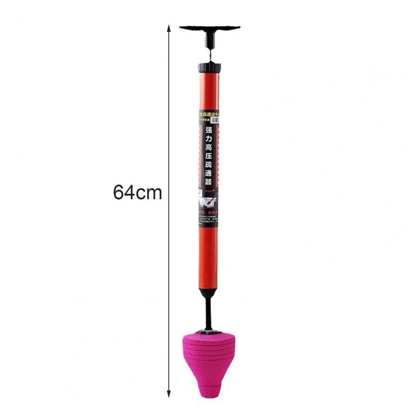Rankinis tualeto stūmoklis Tualeto vamzdžio žemsiurbės drenažo užsikimšimo valiklis silikonas Greitai atblokuokite suslėgto oro klozeto šalinimo įrenginį