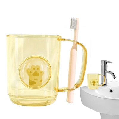 Чаши за вода за уста Нехлъзгаща се чаша за баня Чаша за четка за зъби Детска чаша за изплакване Поставка за миене на зъби Чаша за поставка за четка за зъби