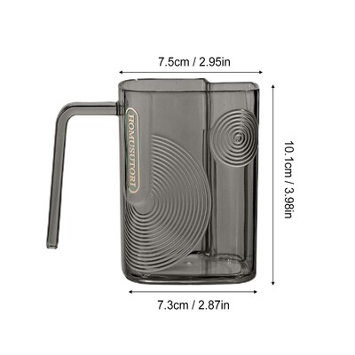 Kerge luksuslik hambaharjatopsiga korduvkasutatav joogitrummel suu pesemiseks koos tühjendusavaga Suuveetops Vannitoa hotellitarbed