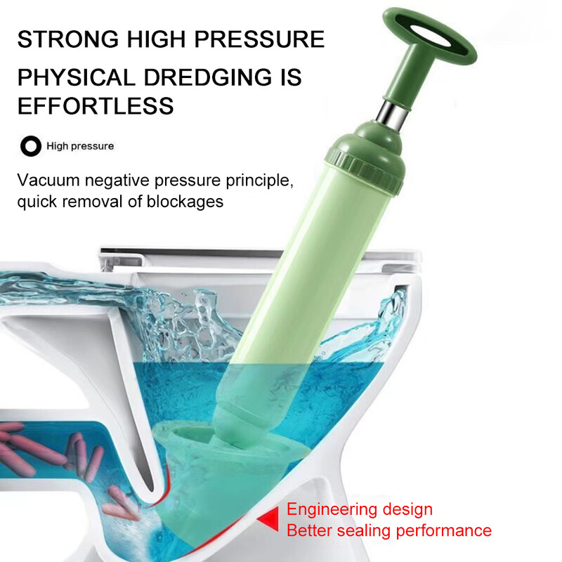 Visokotlačni uređaj za odčepljivanje začepljenog WC-a, snažan alat za usisavanje kanalizacije za kuhinjski sudoper, kućni ručni uređaj za uklanjanje začepljenja