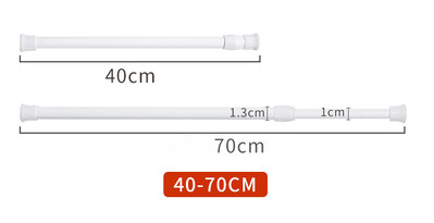Tijă extensibilă multifuncțională cu arc, cortină reglabilă, stâlp telescopic, tije pentru agățat de uz casnic, produs pentru baie