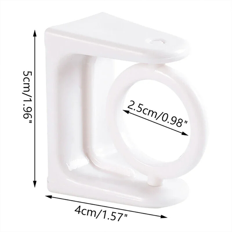 valge 360° pööratav teleskoopkäterätikang – puurivaba isekleepuv konks, dušikardina varda kronstein ja vardahoidik