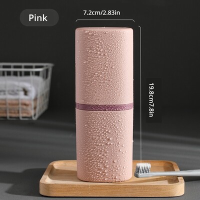 1db fogkefe utazó tok Utazó fogkefetartó tok Hordozható utazó fogkefe tok utazó kemping üzleti útra