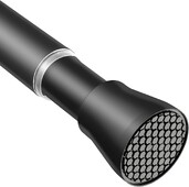 Daudzfunkcionāls ar atsperi pieslēgts pagarināms stienis Noderīgs aizkars, teleskopisks stabs, izturīgs vannas istabas izstrādājumu pakaramais, mājsaimniecības regulējams