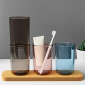 Cești din material plastic pentru periuță de dinți, rotunde, simple, pentru uz casnic, cupe pentru periaj, pentru acasă, bucătărie, baie, en-gros