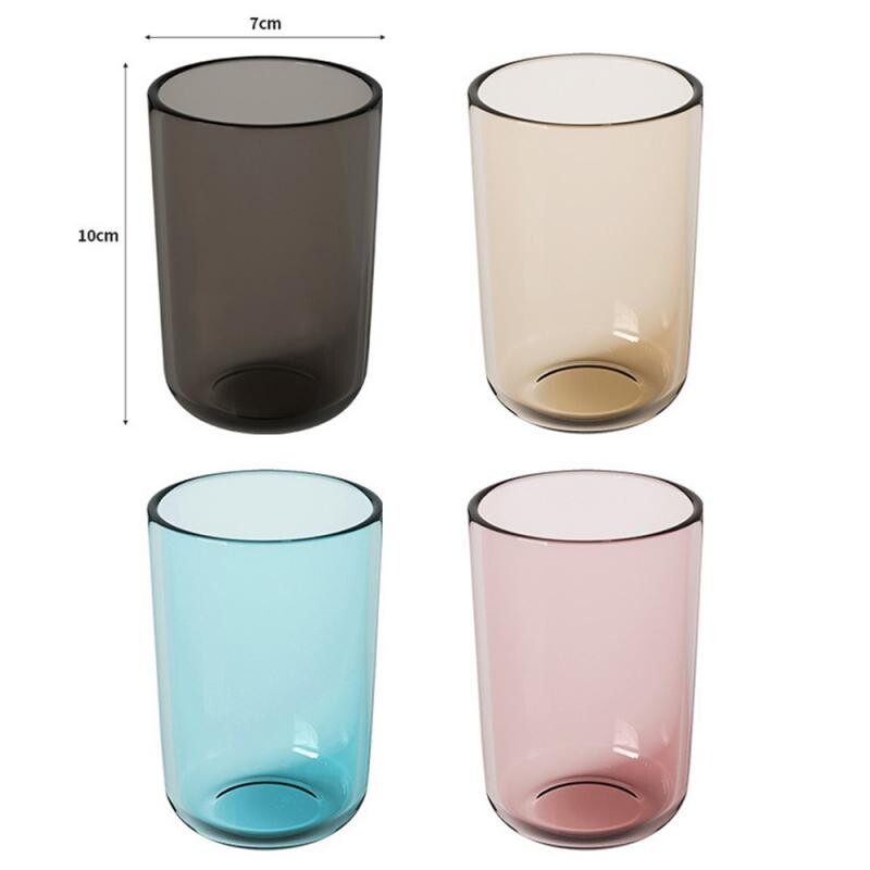 Cești din material plastic pentru periuță de dinți, rotunde, simple, pentru uz casnic, cupe pentru periaj, pentru acasă, bucătărie, baie, en-gros