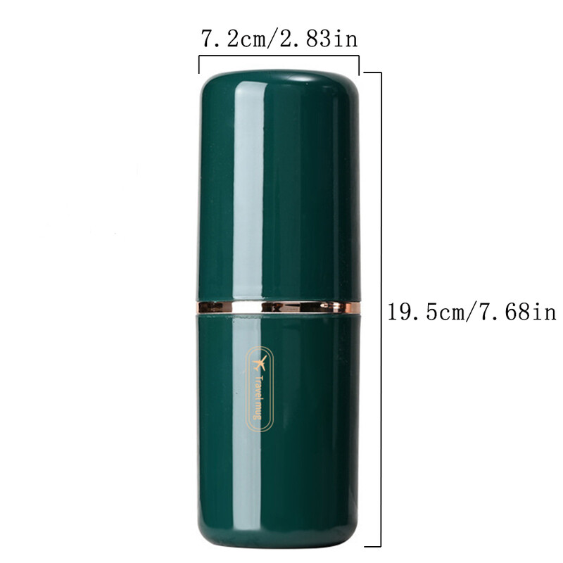 2-в-1 калъф за четка за зъби Travel Portable Travel Toothbrush Комплект тоалетни принадлежности Комплект пътни тоалетни принадлежности Light Luxury Brush Cup