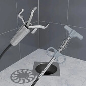 Odstranjivač kanalizacijskih cijevi Bageri za željezne cijevi Alat za zmiju, kuhinju kupaonicu Alat za čišćenje kanalizacije kuhinjski pribor 160cm1 kom.