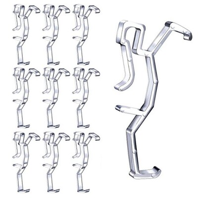 Agrafe pentru jaluzele din plastic transparent Clip pentru suport pentru jaluzele, piese orizontale de jaluzele din lemn artificial