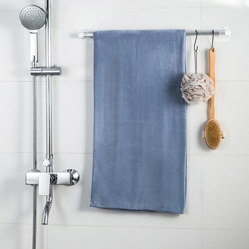 Višenamjenska opružna teleskopska šipka od 30-110 cm, podesiva viseća šipka, produžni stupovi, kuke, metalna šipka za kupaonicu bez bušenja