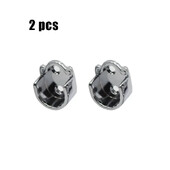 Suport util tijă pentru dulap pentru haine 2 Suport tijă pentru perdea de duș 16 mm/19 mm/22 mm/25 mm Ușor de instalat argintiu