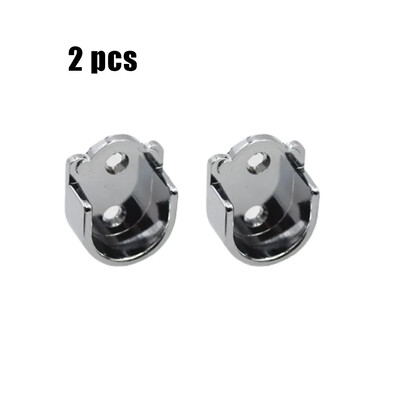 Suport util tijă pentru dulap pentru haine 2 Suport tijă pentru perdea de duș 16 mm/19 mm/22 mm/25 mm Ușor de instalat argintiu