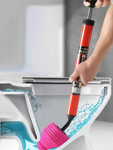 Galingas aukšto slėgio klozetas atblokuoja šaudyklinį tualeto šalinimo įtaisą su ergonomišku oro nutekėjimo užsikimšimo šalinimo tualeto vamzdžiu