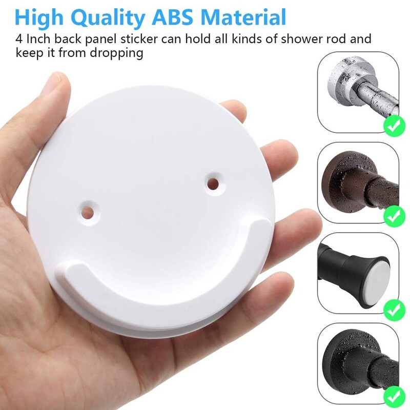 Stabu pakaramais turētājs Pretkrītot apaļo stieņu stieņu aizkaru durvju aizkaru dušas aizkaru stieņu pretslīdes pastas āķis