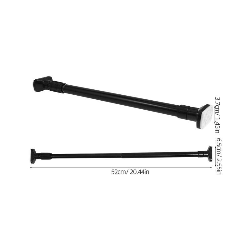 Drabužiai Bėgių užuolaidų stulpas Nerūdijančio plieno Drabužių spinta Raištelis Teleskopinis Drabužių Džiovinimas Ištraukiamas Baras Dušas