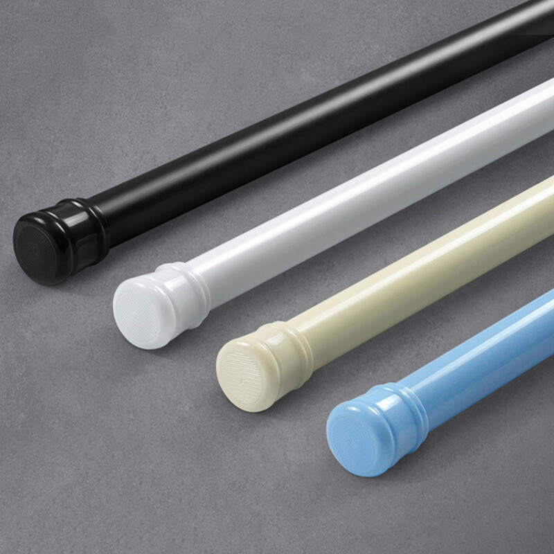 Pakabinamas strypas Drabužių kabykla Teleskopinė dušo užuolaida Ištraukiamos užuolaidos 60 110 Baras Drabužių bėgelis Reguliuojamas 200cm Skalbiniai