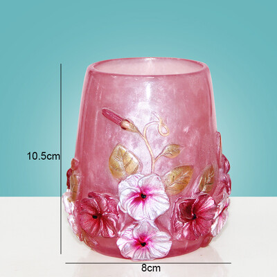 Vaigust suuveetops Lilled Leevendusmustriga hambaharjatops Vannitoatarvikud Creative Home Hambaharjahoidikud Vannitoariiulid