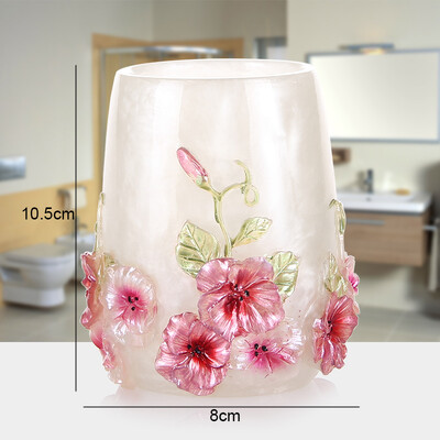 Vaigust suuveetops Lilled Leevendusmustriga hambaharjatops Vannitoatarvikud Creative Home Hambaharjahoidikud Vannitoariiulid