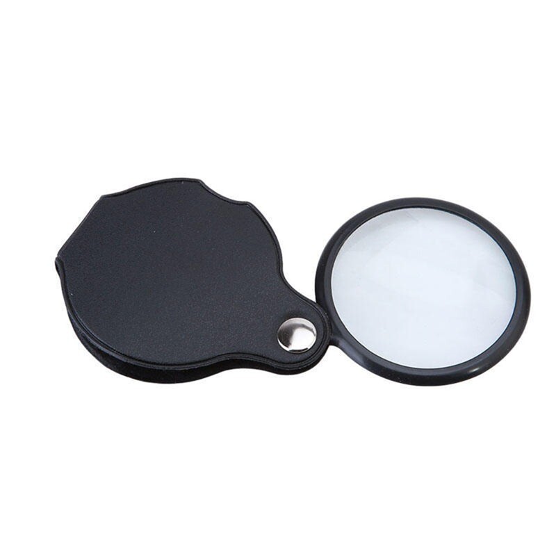 10X sulankstomas didintuvas, nešiojamasis nešiojamasis didinamasis stiklas, mini kišeninis papuošalų skaitymo akiniai pagyvenusiems žmonėms