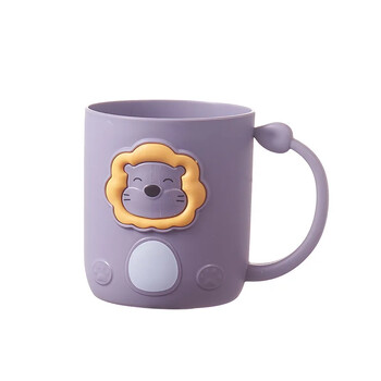 Υψηλής ποιότητας Brushing Cup Cartoon Animal Design, Παχύ και ανθεκτικό πλαστικό στοματικό ποτήρι για μπάνιο