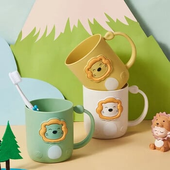 Υψηλής ποιότητας Brushing Cup Cartoon Animal Design, Παχύ και ανθεκτικό πλαστικό στοματικό ποτήρι για μπάνιο