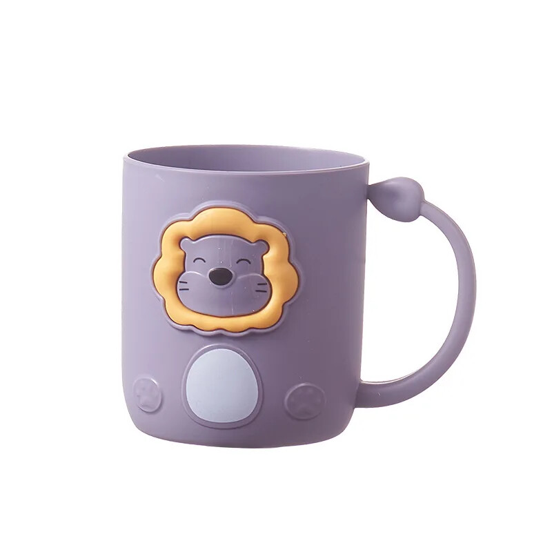 Kvaliteetne harjamistops Cartoon loomadisain, paksendatud ja vastupidavast plastikust suuveetrummel vannituppa