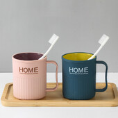 Cupă pentru apă de gură cu două culori pentru export. Cupă pentru periuță de dinți de uz casnic.