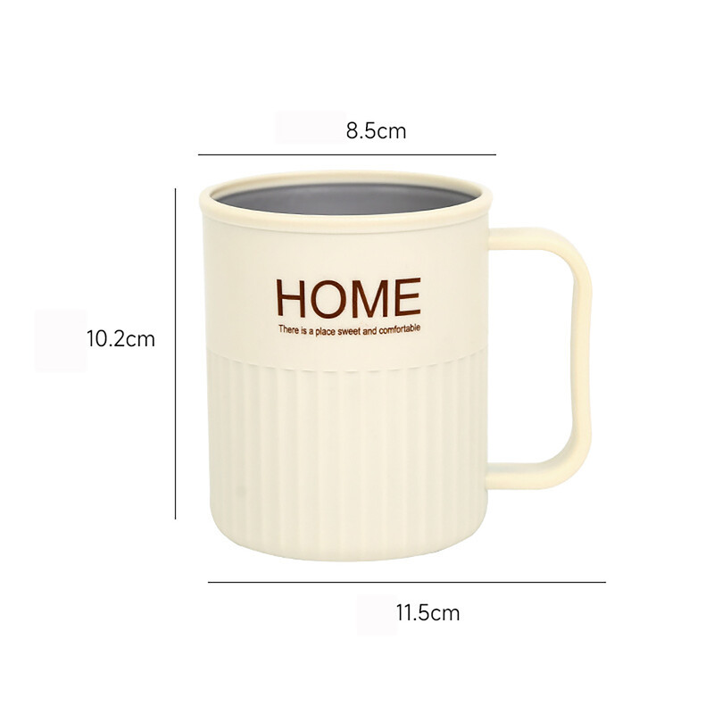 Cupă pentru apă de gură cu două culori pentru export. Cupă pentru periuță de dinți de uz casnic.