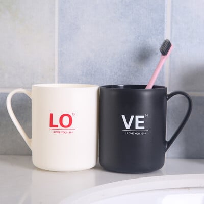 LOVE Couple Wash Cup Lihtne plastist majapidamises kasutatav hambaharjatops Creative Vannitoa paksendatud hambaharjatops hambapurgi loputustops