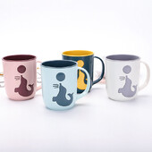 Čašica četkice za zube s dupinom iz crtanog filma za djecu, jednostavna kućna čašica za ispiranje usta, dvobojna čašica za pranje, kupaonski pribor