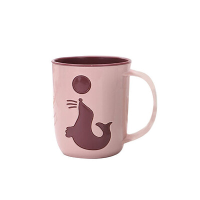 Čašica četkice za zube s dupinom iz crtanog filma za djecu, jednostavna kućna čašica za ispiranje usta, dvobojna čašica za pranje, kupaonski pribor