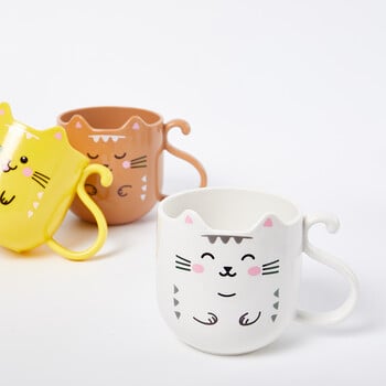 Cute Cat Mouthwash Cup Toothbrush Cup Home Travel Cartoon Thickened Wash Cup