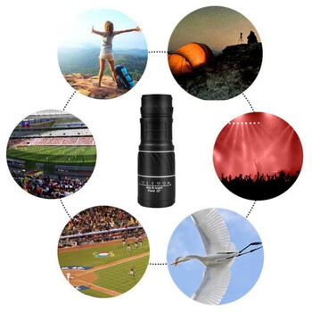 Φορητό μονόφθαλμο τηλεσκόπιο High 40X60 High Powered Dual Focus Handheld Ultra Monocular Scope for Camping Hunting Outdoor