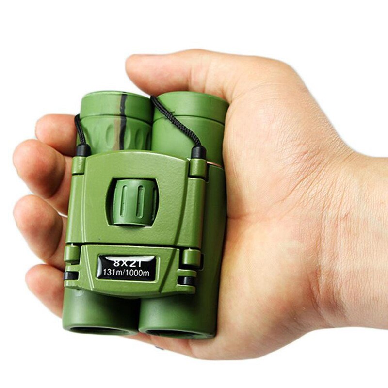 8x21 Mic Compact Ușor pentru Concert Teatru Mini pliabil cu lentilă acoperită complet pentru vizionare