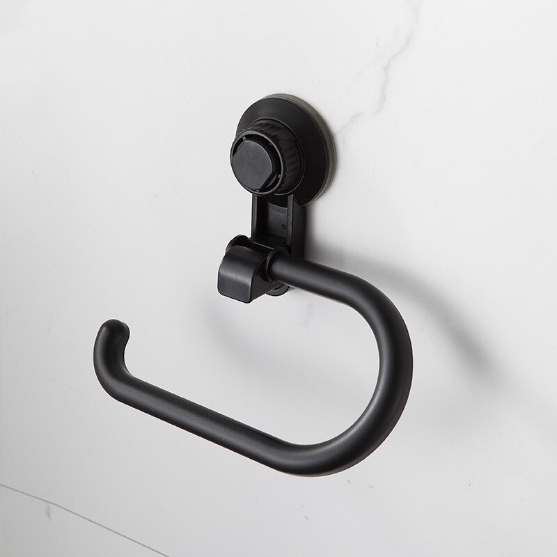 Mulgustusvaba iminapaga adsorptsiooni paberirulli hoidik ABS must/valge käterätikuhoidja kudede riidepuu hoiustamisriiul vannitoa tualettruumi jaoks