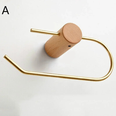 Rafturi creative neperforate Suport nordic pentru șervețele igienice Suport pentru hârtie Suport pentru prosoape din alamă Dispenser pentru hârtie igienică de uz casnic