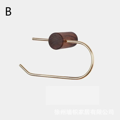 Rafturi creative neperforate Suport nordic pentru șervețele igienice Suport pentru hârtie Suport pentru prosoape din alamă Dispenser pentru hârtie igienică de uz casnic