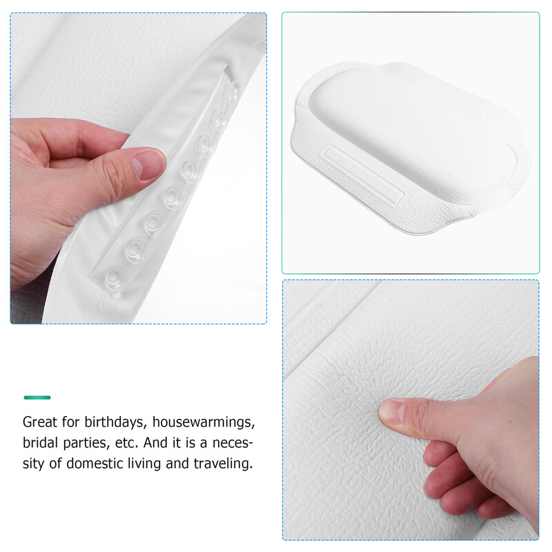 Vonios pagalvės pagalvėlė neslystanti SPA namų dušo pagalvės galvos atrama siurbimo taurė kaklas ir nugara