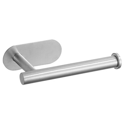 Umeraș pentru role de țesut igienic Suport pentru prosoape de țesut montat pe perete Raft suspendat fără perforare din oțel inoxidabil pentru baie, bucătărie