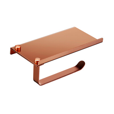 Pie sienas stiprināms daudzkrāsains ar plauktiem nerūsējošā tērauda tualetes papīra turētājs Vannas istabas piederumi