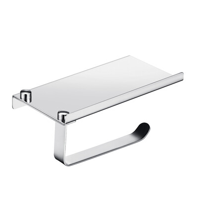 Pie sienas stiprināms daudzkrāsains ar plauktiem nerūsējošā tērauda tualetes papīra turētājs Vannas istabas piederumi