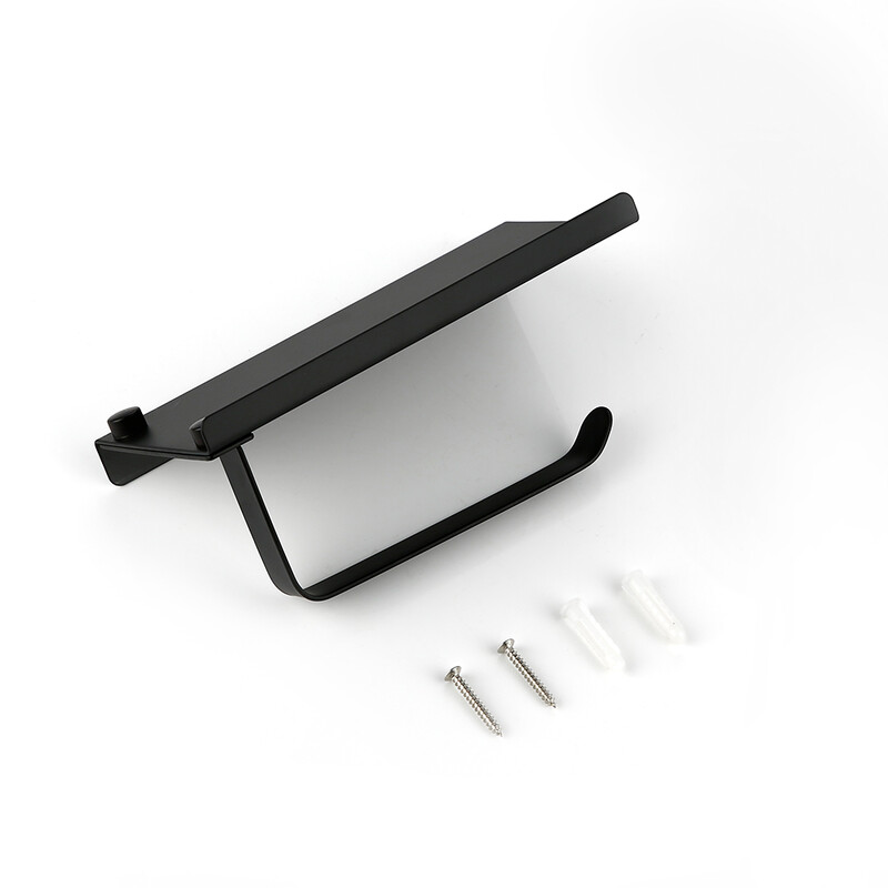 Pie sienas stiprināms daudzkrāsains ar plauktiem nerūsējošā tērauda tualetes papīra turētājs Vannas istabas piederumi