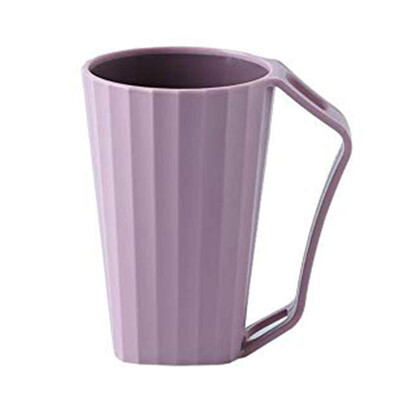 Cana portabila pentru periaj de dinti cu maner Suport pentru periuta de dinti Pahare de baut din plastic Set de baie pentru cuplu iubitor de calatorii copii