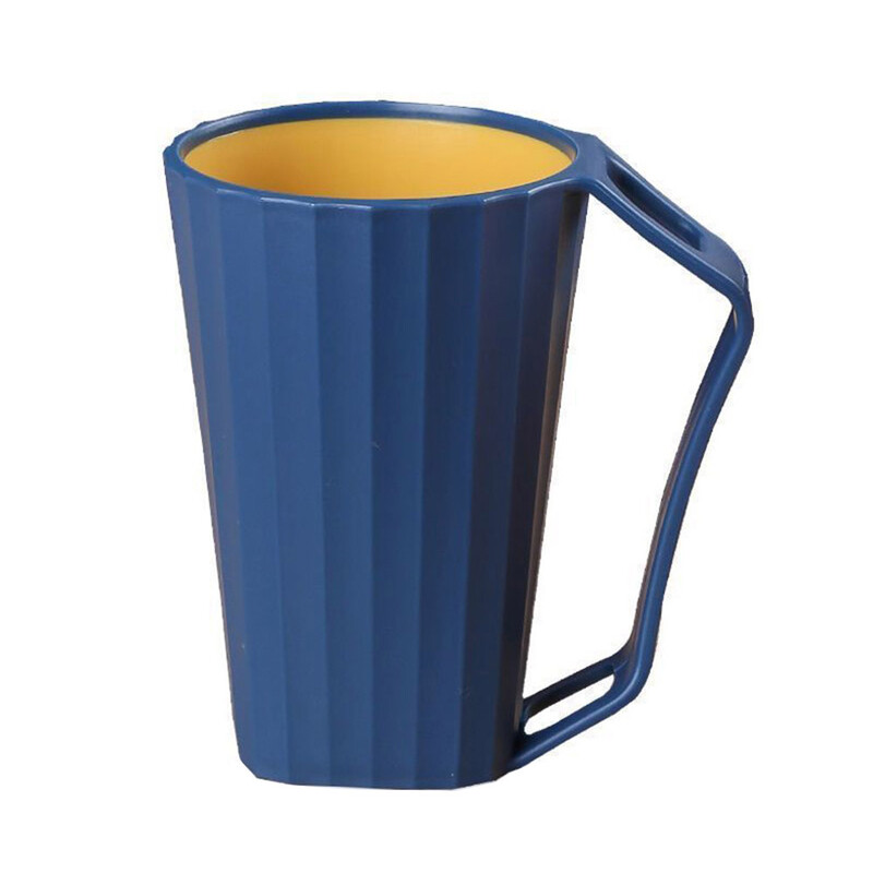 Cana portabila pentru periaj de dinti cu maner Suport pentru periuta de dinti Pahare de baut din plastic Set de baie pentru cuplu iubitor de calatorii copii