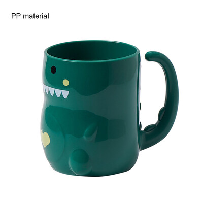 Apburošas un jaunas dinozauru mutes skalošanas krūzes liks bērniem tīrīt zobus un izrotāt jūsu vannasistabas akrila zobu birsti