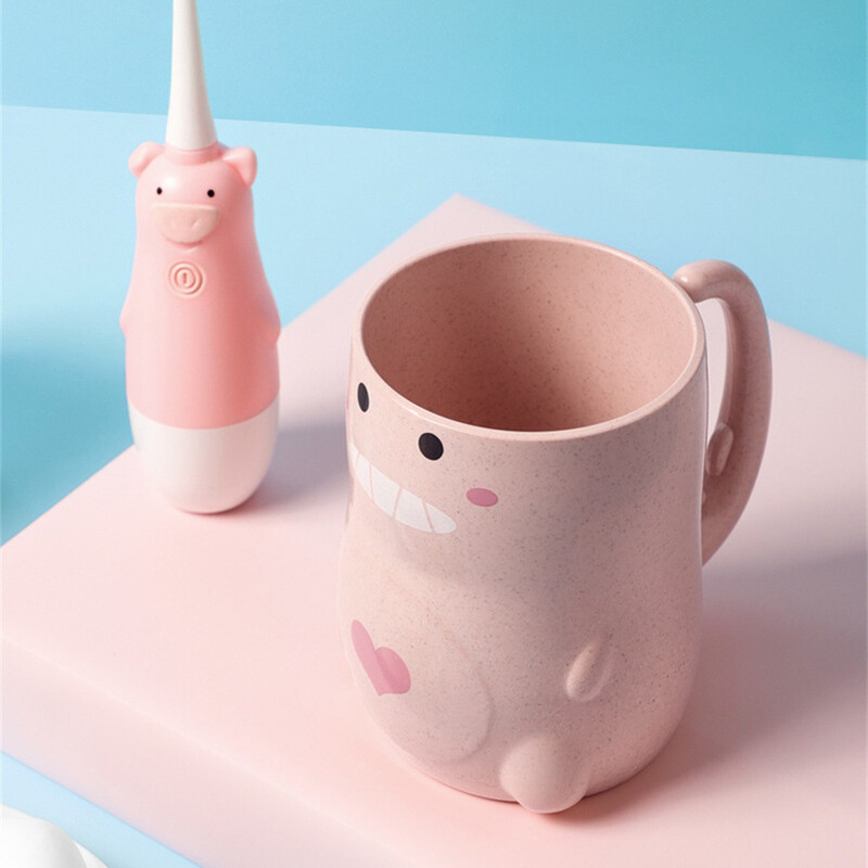 Apburošas un jaunas dinozauru mutes skalošanas krūzes liks bērniem tīrīt zobus un izrotāt jūsu vannasistabas akrila zobu birsti