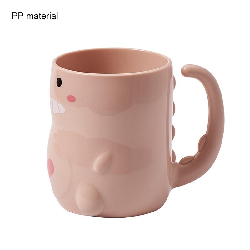 Apburošas un jaunas dinozauru mutes skalošanas krūzes liks bērniem tīrīt zobus un izrotāt jūsu vannasistabas akrila zobu birsti