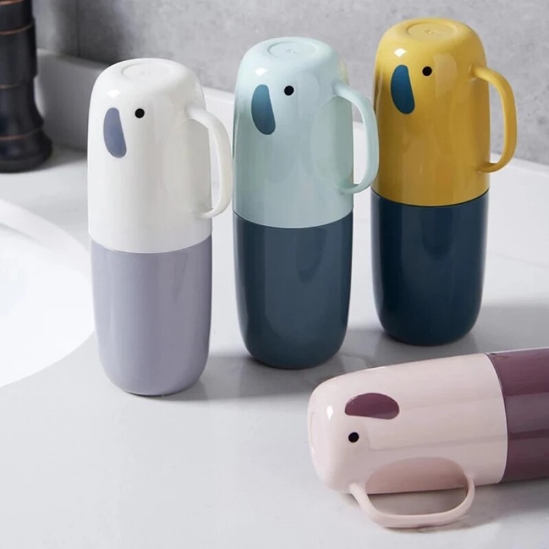 Căni cu mâner din lemn, periaj creativ, ceașcă pentru gargară, cești nordice de cafea din plastic, vase de băutură, articole de cafea, ceai, accesorii pentru bucătărie