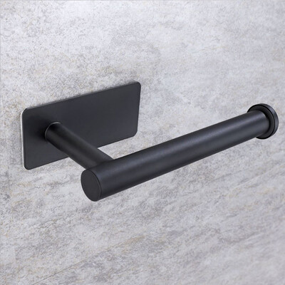 Suport hârtie igienică Adeziv Oțel inoxidabil Auriu periat Alb Negru Suport montat pe perete Raft pentru prosoape de hârtie Umeraș pentru șervețele