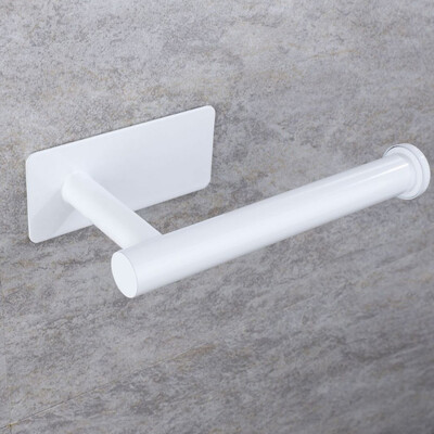 Suport hârtie igienică Adeziv Oțel inoxidabil Auriu periat Alb Negru Suport montat pe perete Raft pentru prosoape de hârtie Umeraș pentru șervețele